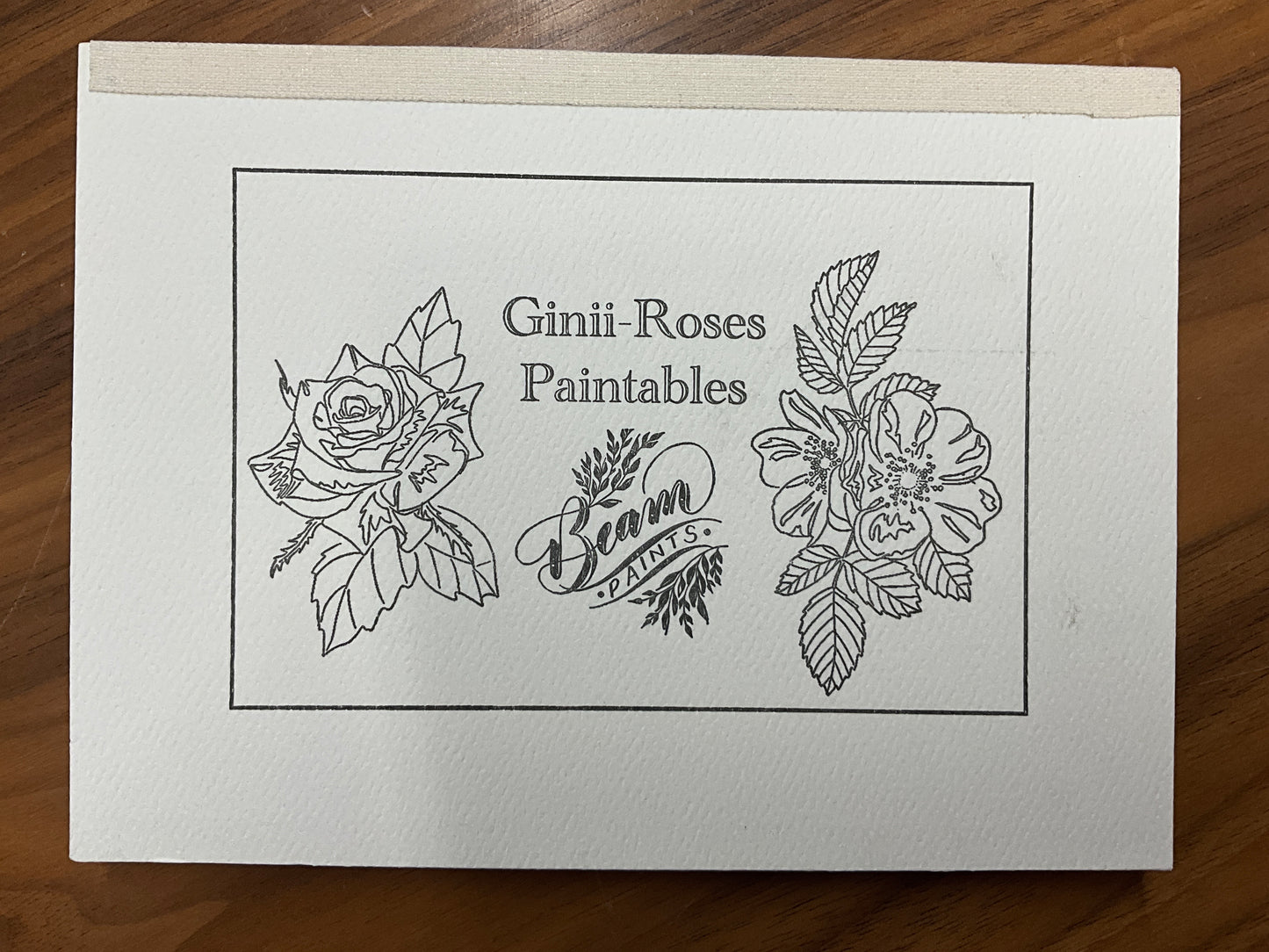 Beam Paints - 8 Page Paintables