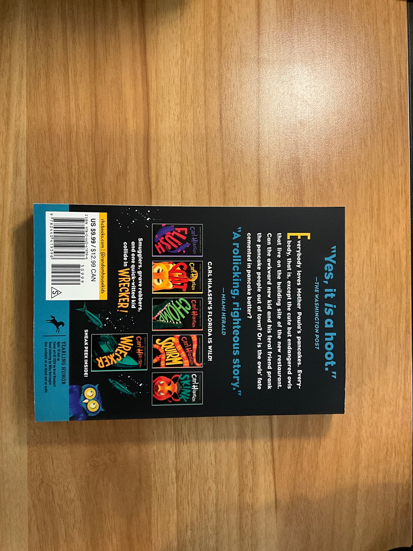 Hoot by Carl Hiaasen