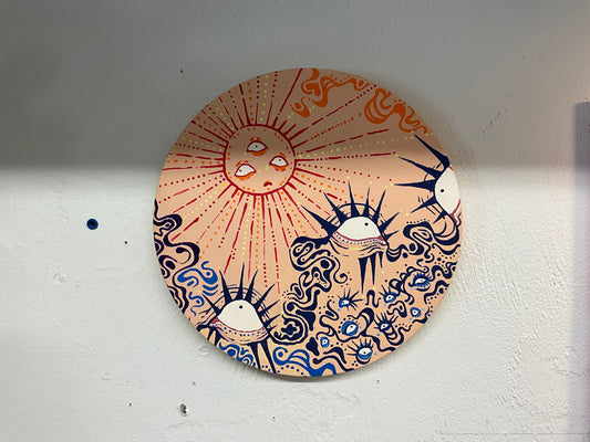 Abstract Sun and Eyes
