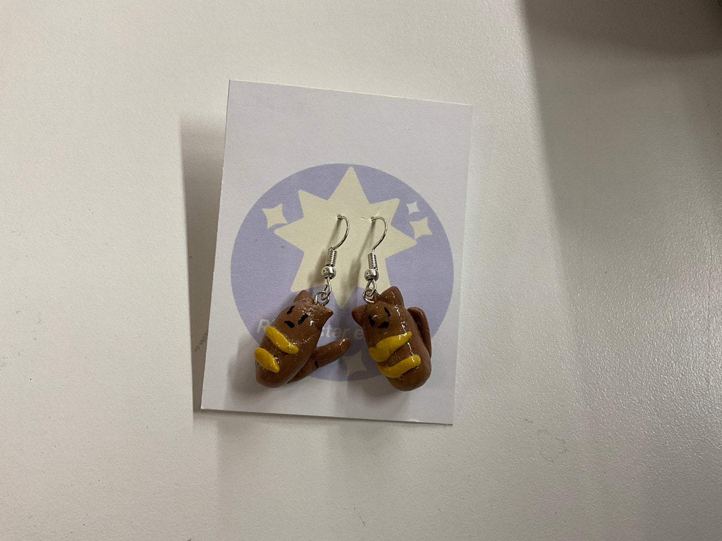 Cat Bread Earrings
