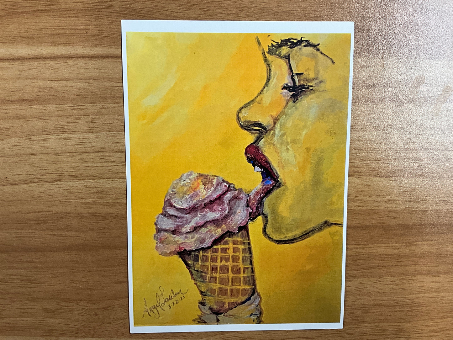 Postcard  Ice Cream