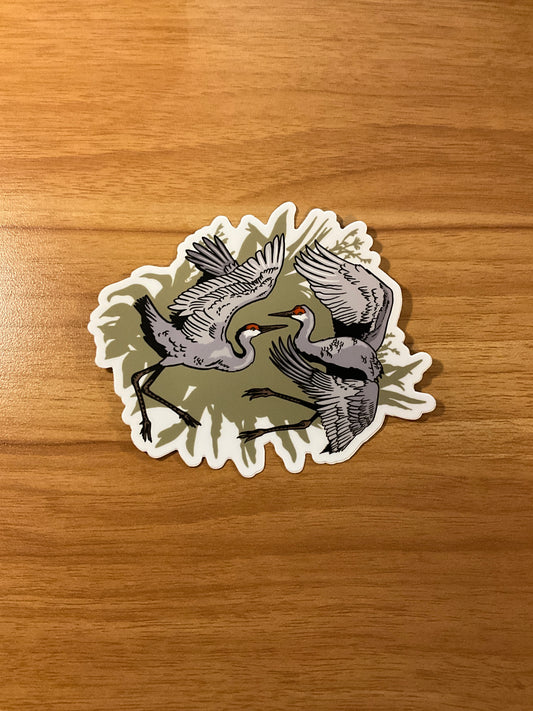Dancing Cranes by Freehand Goods