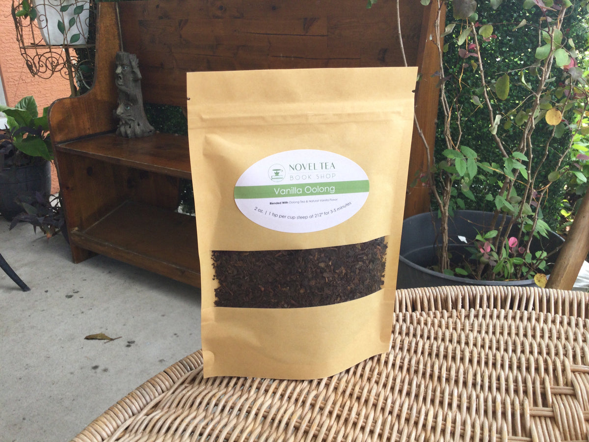 Nevel Tea Vanilla Oolong Loose Leaf Tea – Novel Tea Book Shop