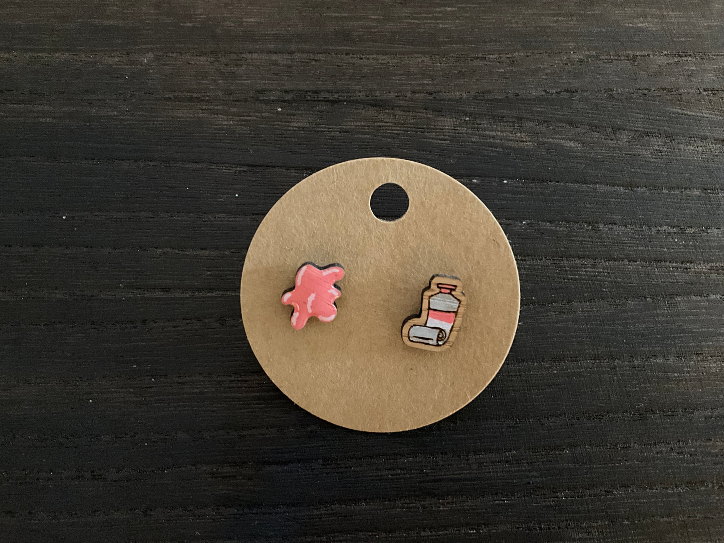 Mango Leaf Trading Stud Earrings