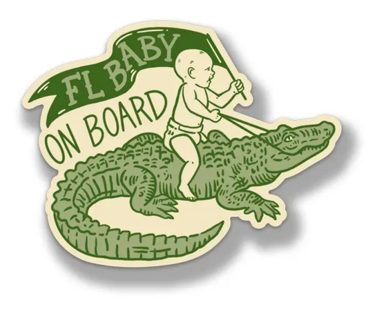 FL baby on board magnet by Freehand Goods