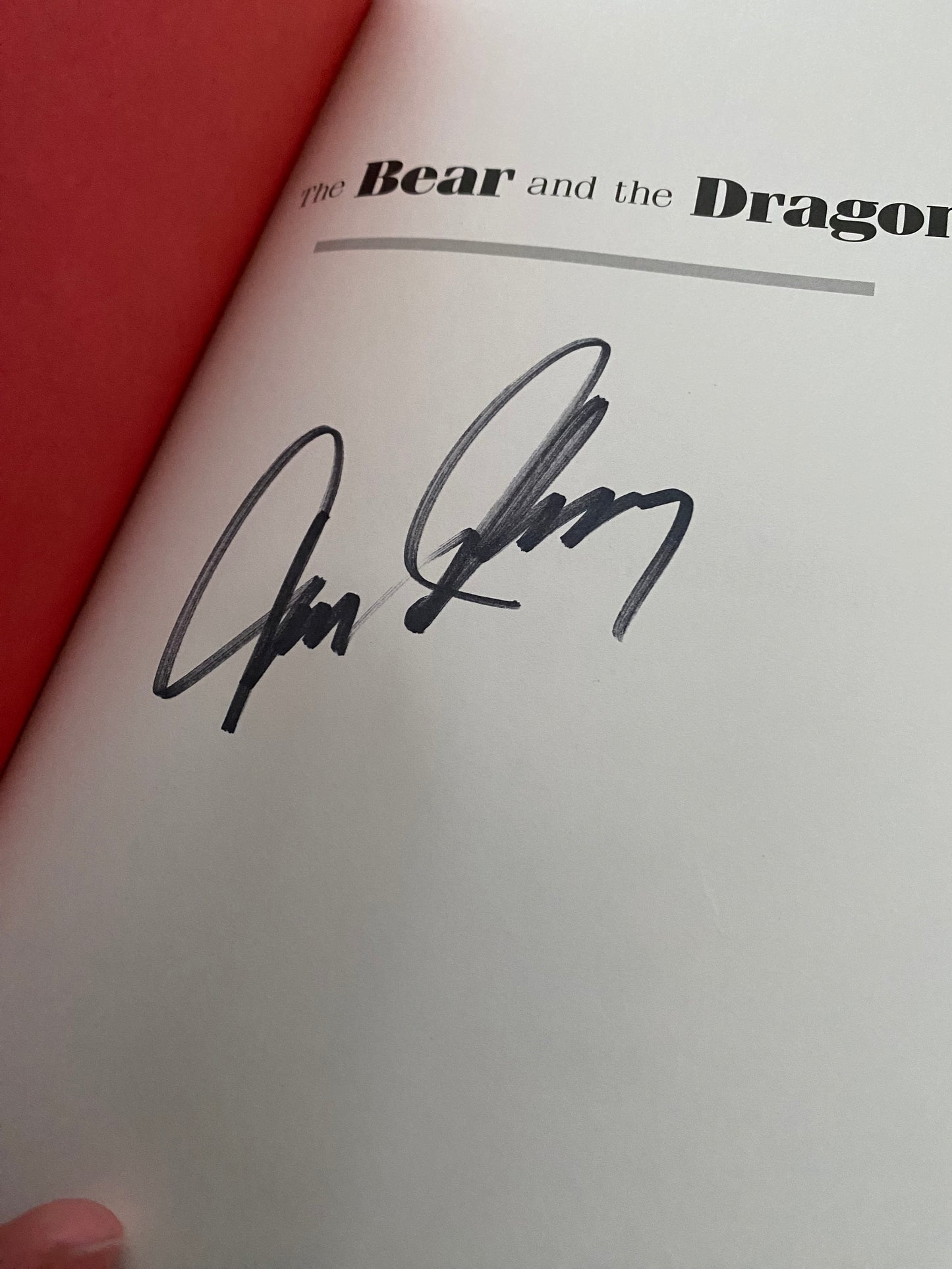 The Bear and The Dragon - SIGNED LIMITED EDITION