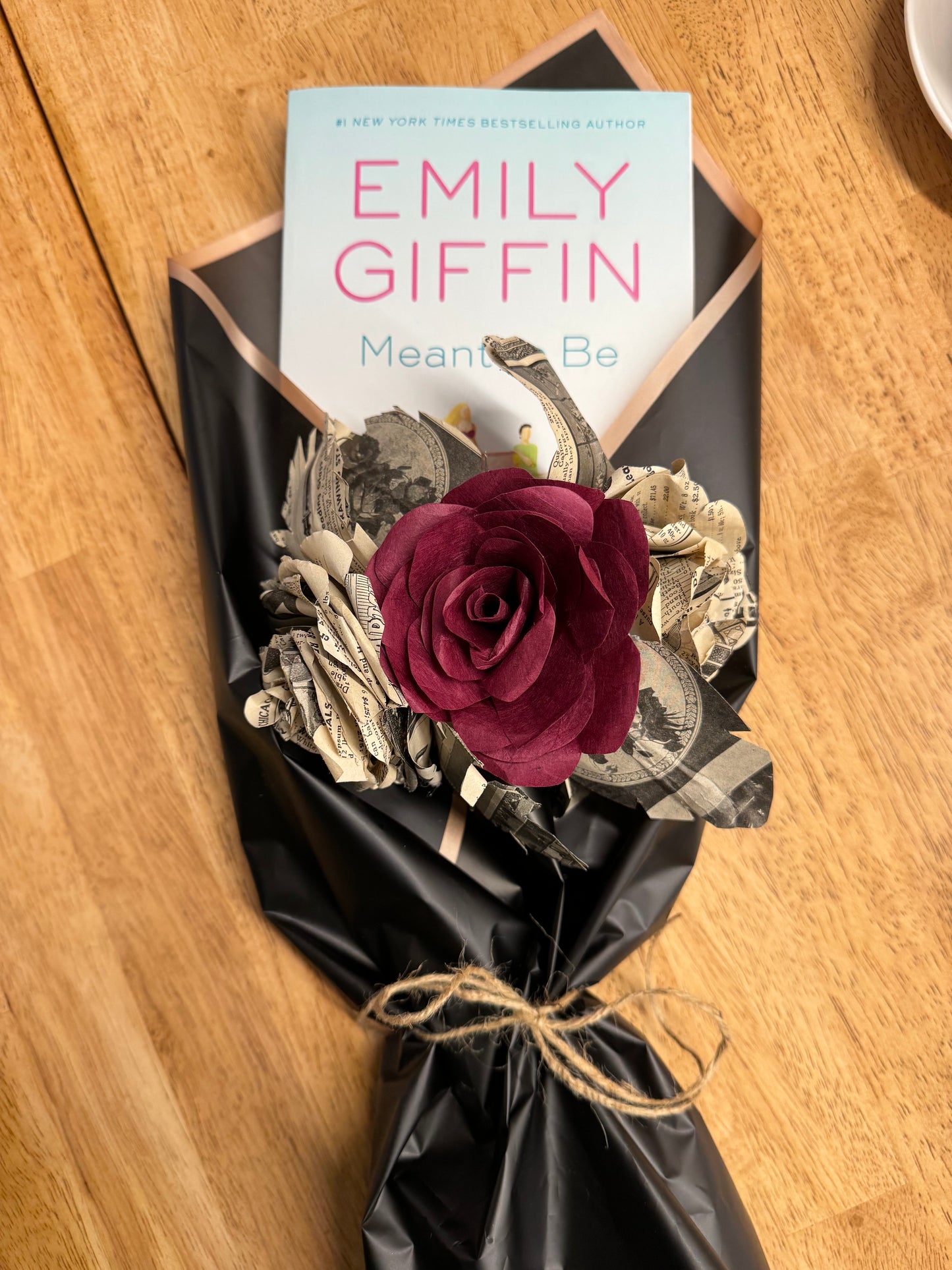 Paper Flower Book Bouquet