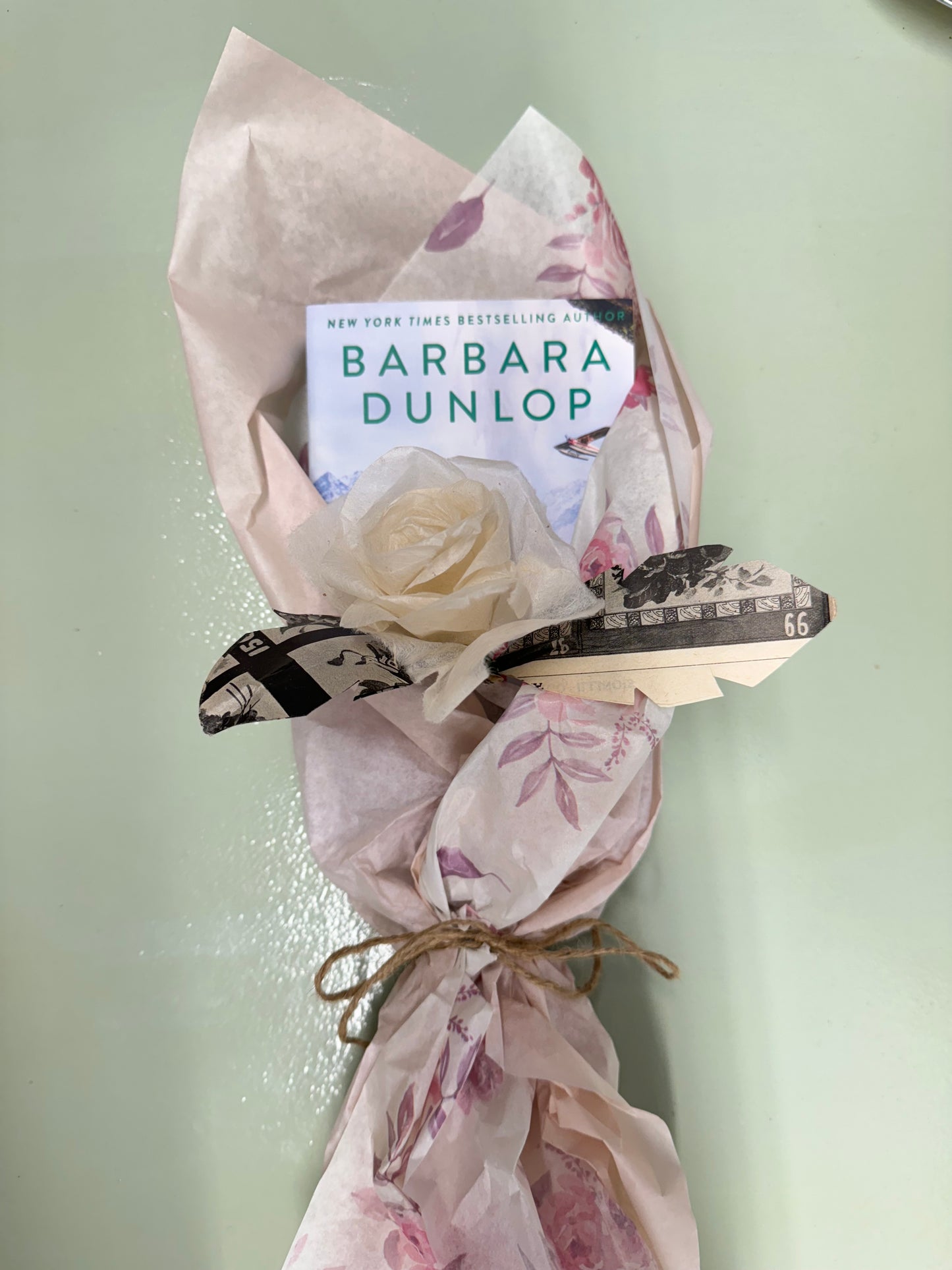 Paper Flower Book Bouquet