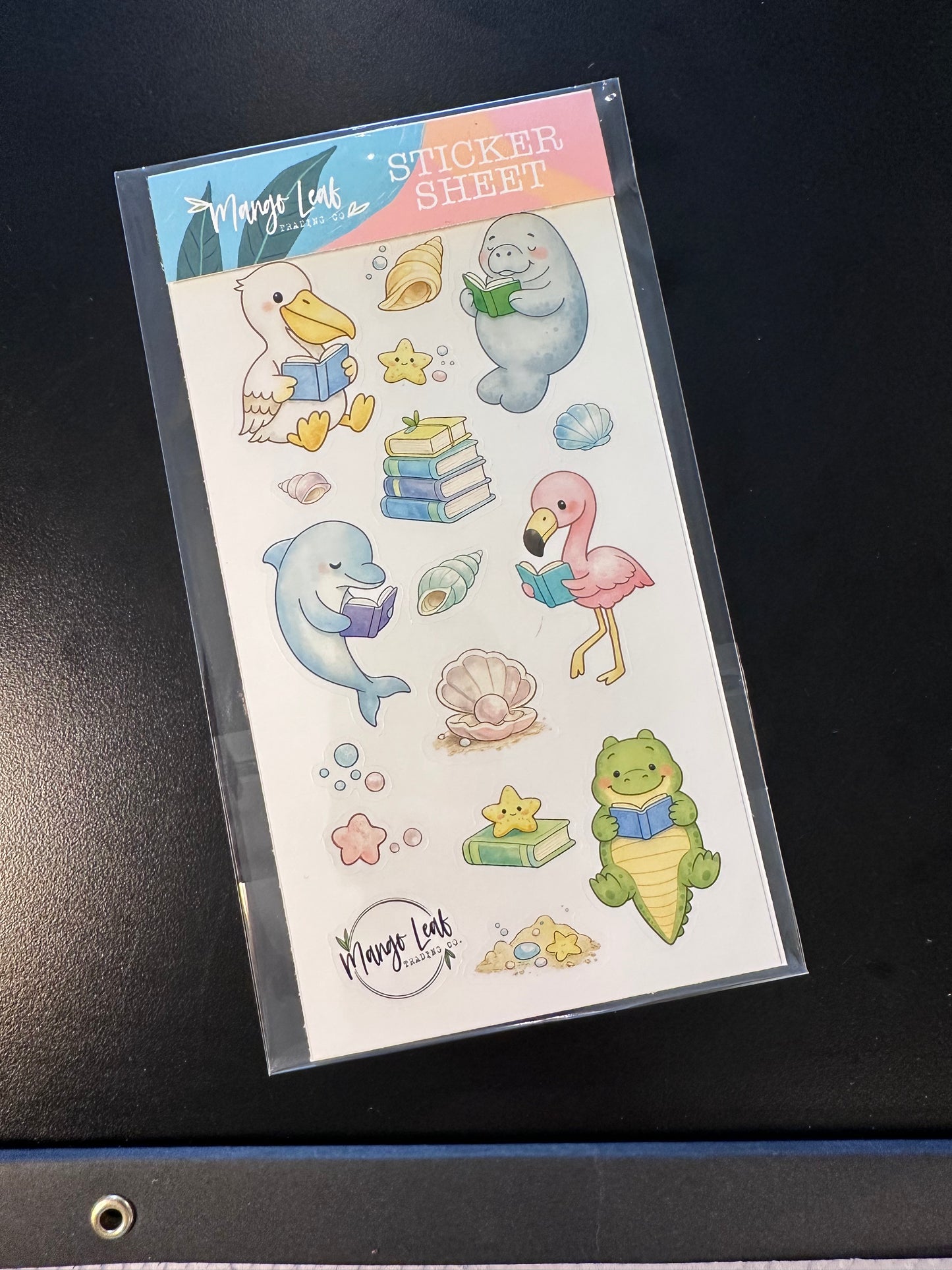 Mango Leaf Trading Sticker Sheet