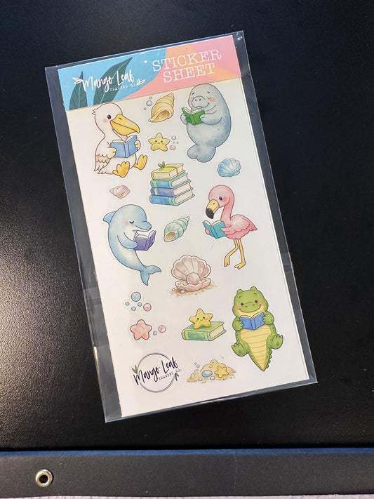 Mango Leaf Trading Sticker Sheet