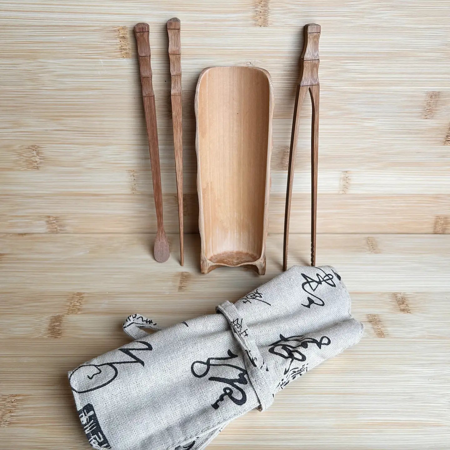 Bamboo Loose Leaf Tea Tool Set