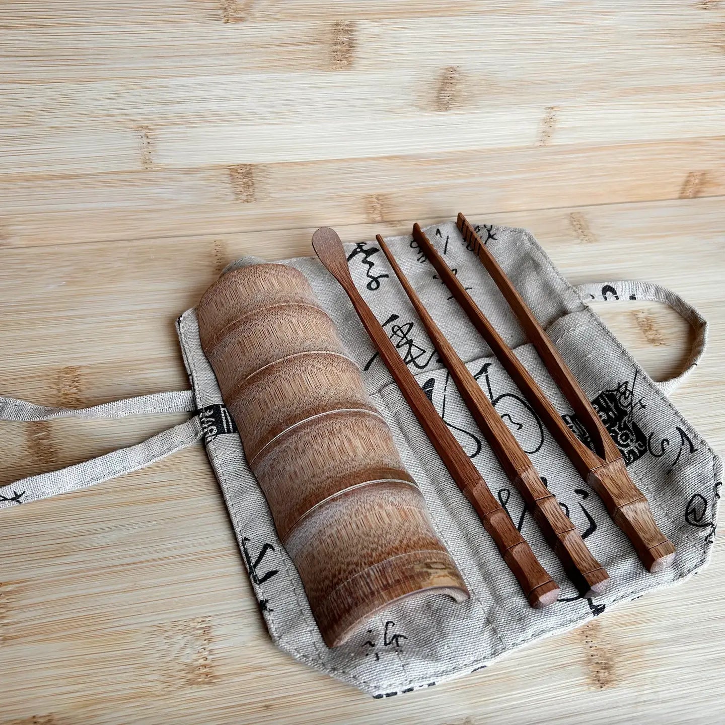 Bamboo Loose Leaf Tea Tool Set