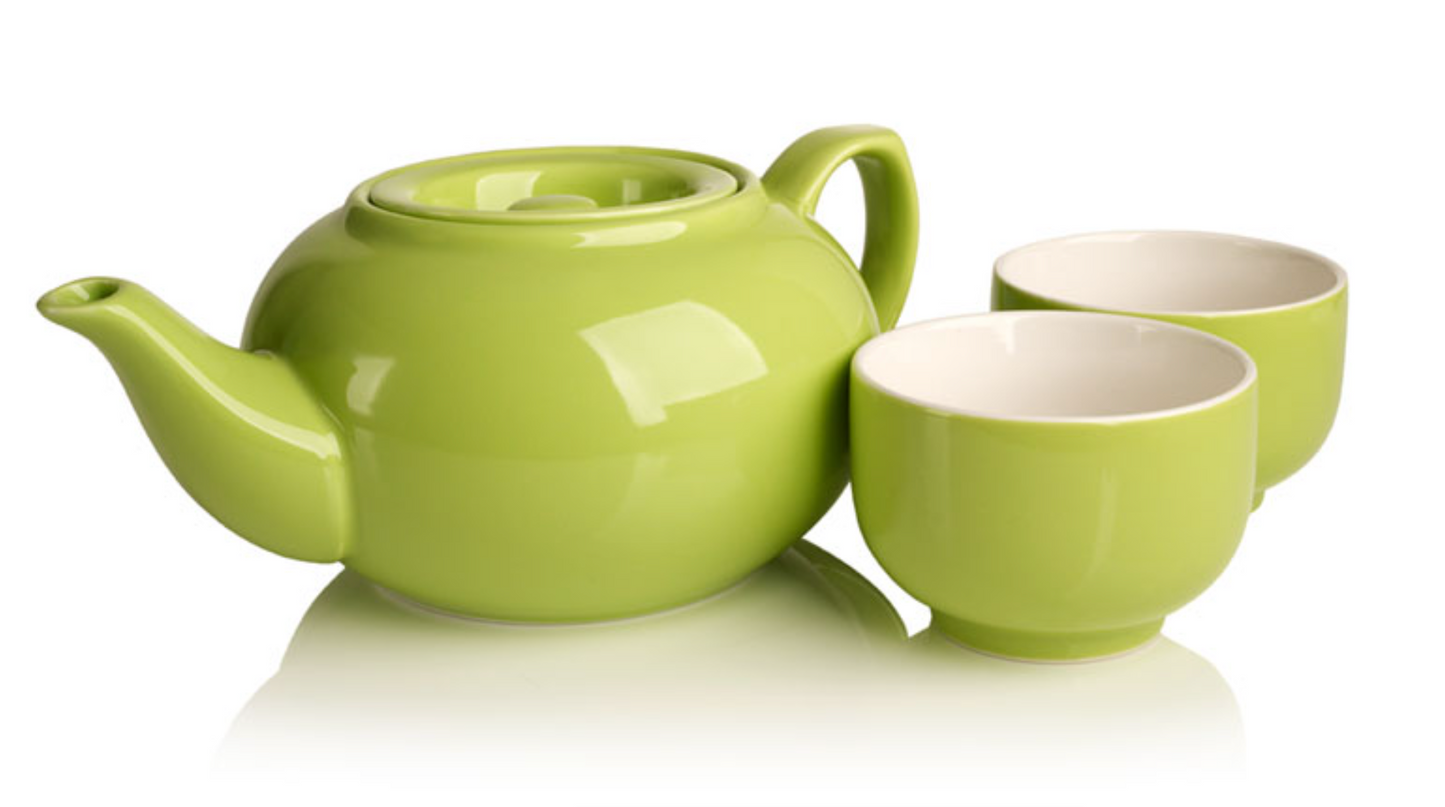 Ceramic Teapot (Grasshopper)