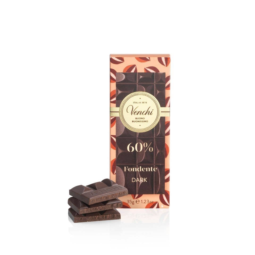 Mini 60% Dark Chocolate Bar -  Italian Gourmet Chocolate