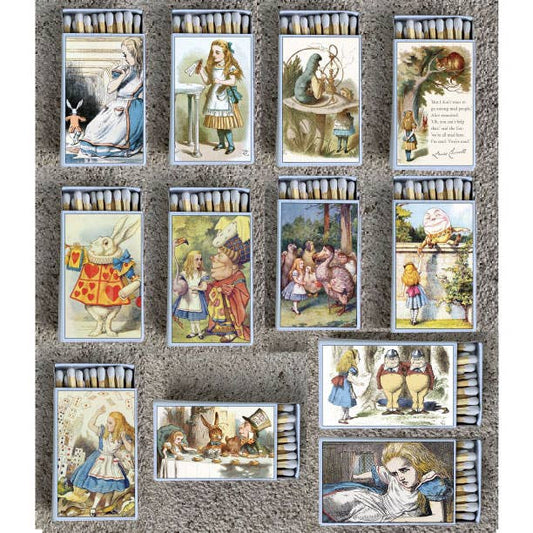 Alice in Wonderland Small Matchbox •