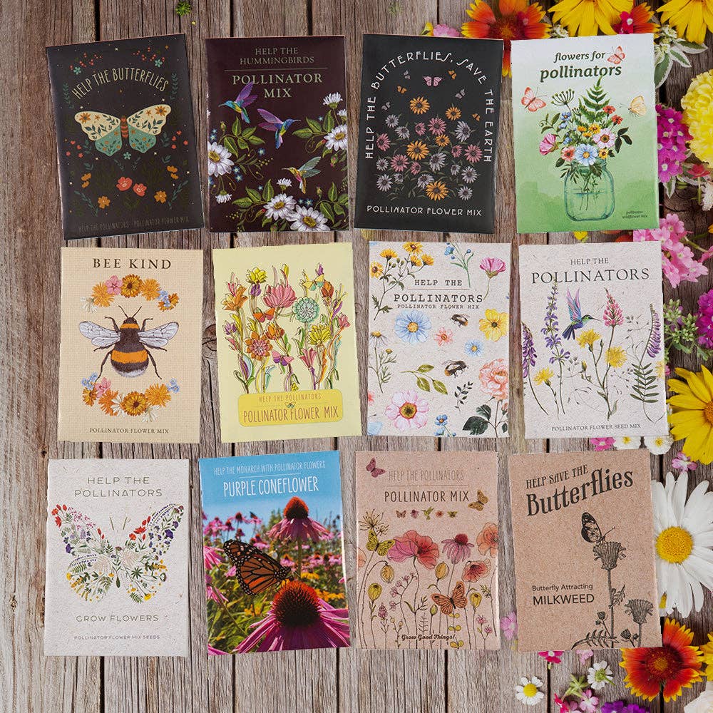 Help Hummingbirds - Pollinator Wildflower Seed Packets