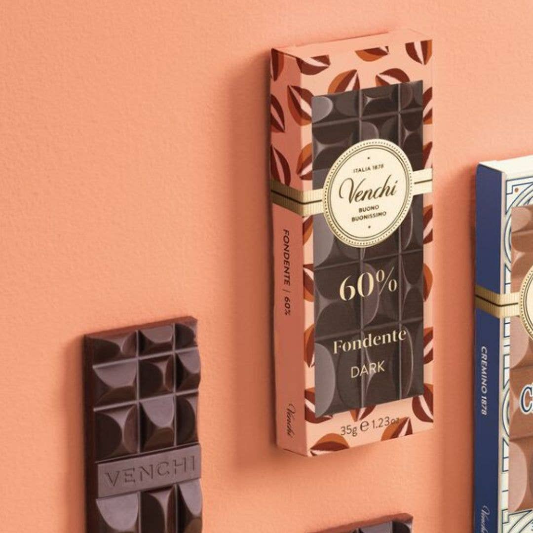 Mini 60% Dark Chocolate Bar -  Italian Gourmet Chocolate