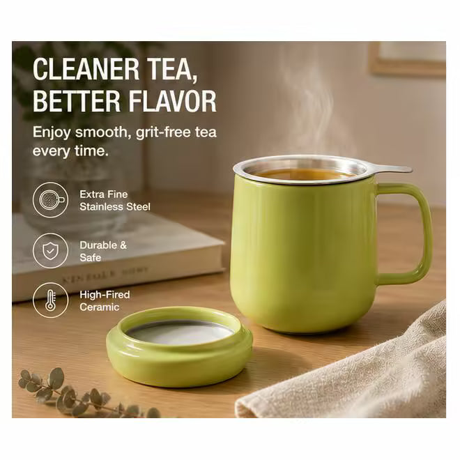 Sumo Porcelain Mug w/ Infuser - Tealyra