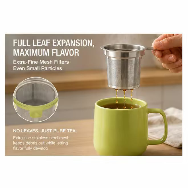 Sumo Porcelain Mug w/ Infuser - Tealyra
