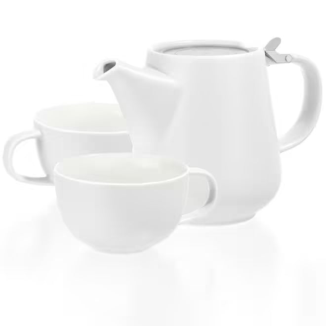 Tealyra T42 Tea-For-Two Modern Set of Teapot and 2 cups