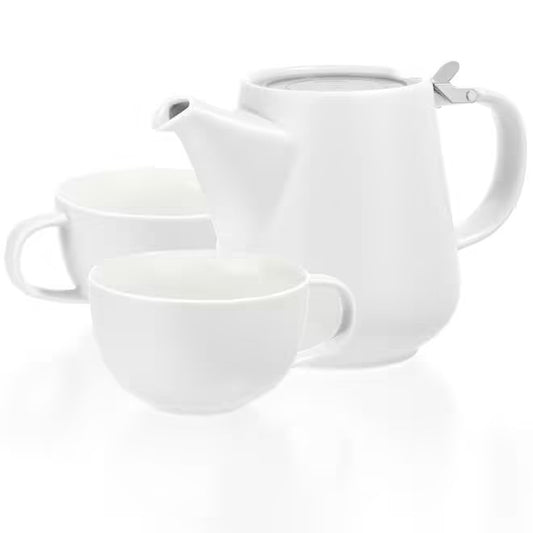 Tealyra T42 Tea-For-Two Modern Set of Teapot and 2 cups