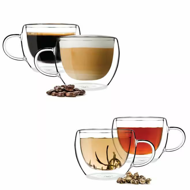 Universe Double Wall Tea & Coffee Glasses